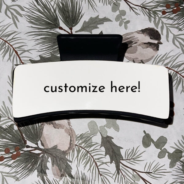 Custom Hair Clip - Jordyn's Sublimation Creations