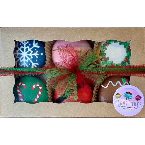 Christmas Macarons Gift Box