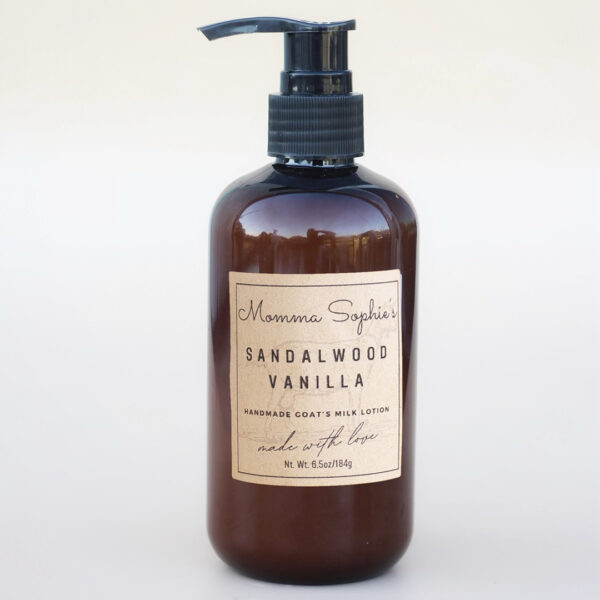 8oz Lotion (Sandalwood Vanilla) - Momma Sophie's