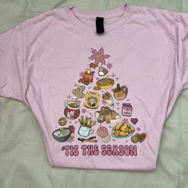 Tis the Season T Shirt Youth Large - LesStress