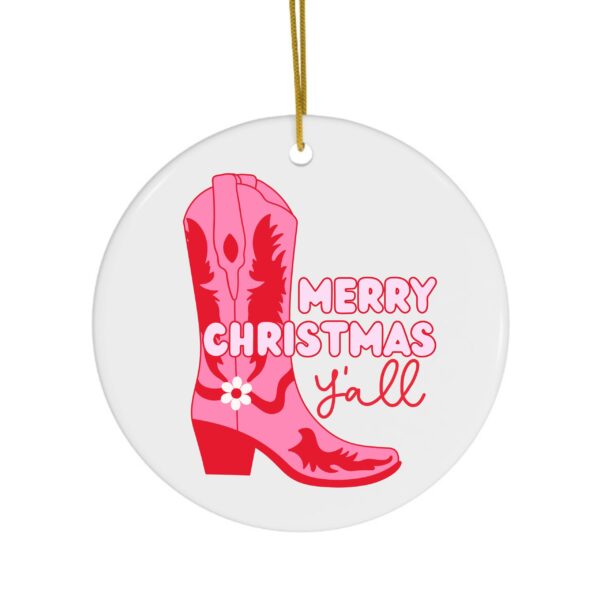 Cowgirl Boots Christmas Ornament - Glow & Grow