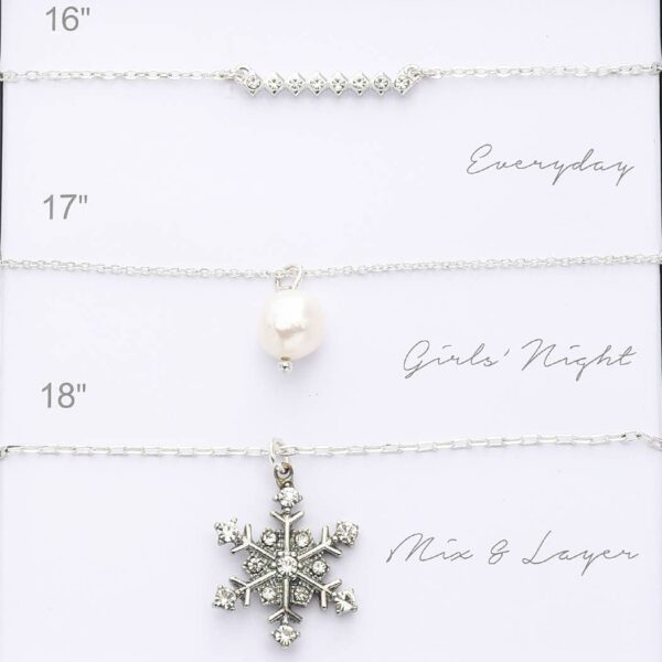 3-Piece Christmas Gift Box Set Necklaces - Glow & Grow